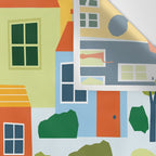 Little colorful houses Wall Tapestry Gallery Image 3