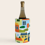 Little colorful houses Wine Chiller Gallery Image 3