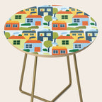 Little colorful houses Side Table Gallery Image 2
