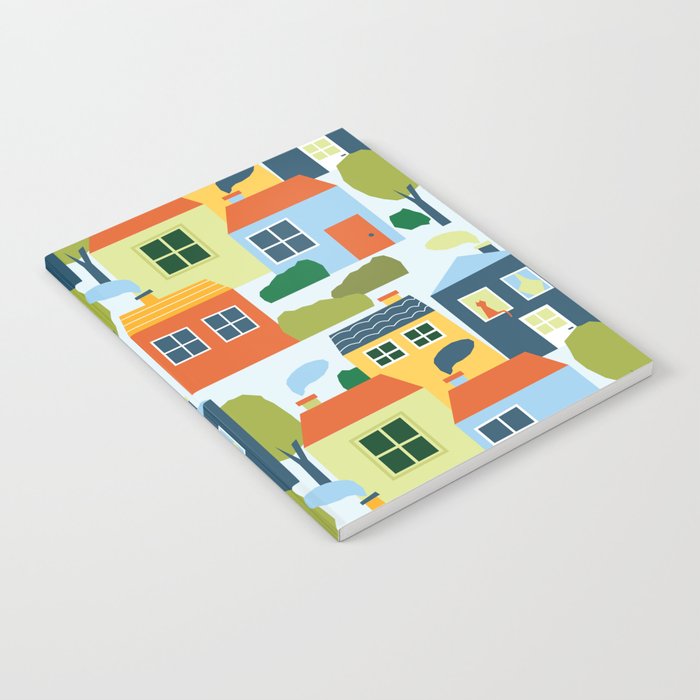 Little colorful houses Notebook Gallery Image 1