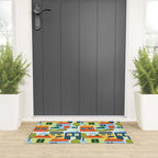 Little colorful houses Welcome Mat Gallery Image 3