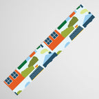 Little colorful houses Table Runner Gallery Image 3