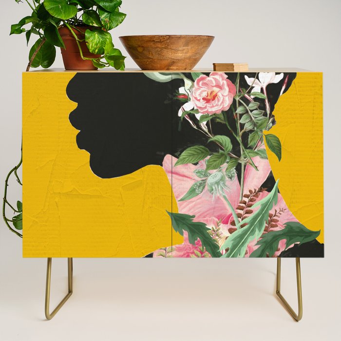 Floral Portrait 17 Credenza Gallery Image 1