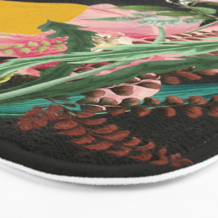 Floral Portrait 17 Bath Mat Gallery Image 3