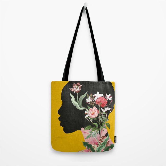 Floral Portrait 17 Tote Bag Gallery Image 2