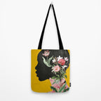 Floral Portrait 17 Tote Bag Gallery Image 2