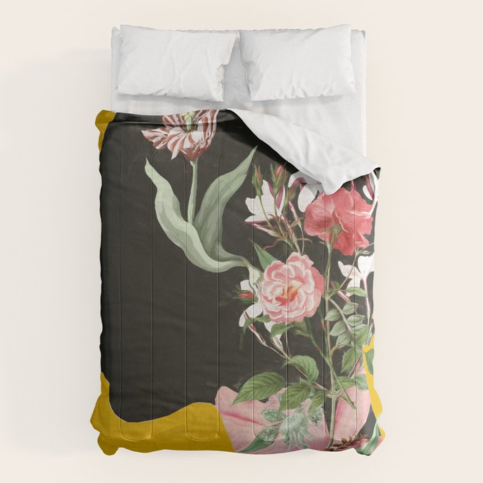 Floral Portrait 17 Comforter Gallery Image 1