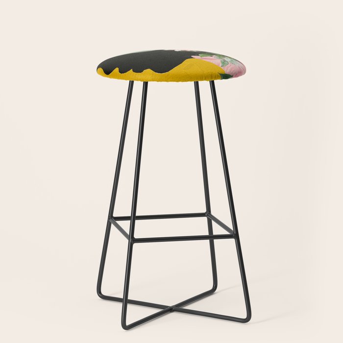Floral Portrait 17 Stool Gallery Image 1