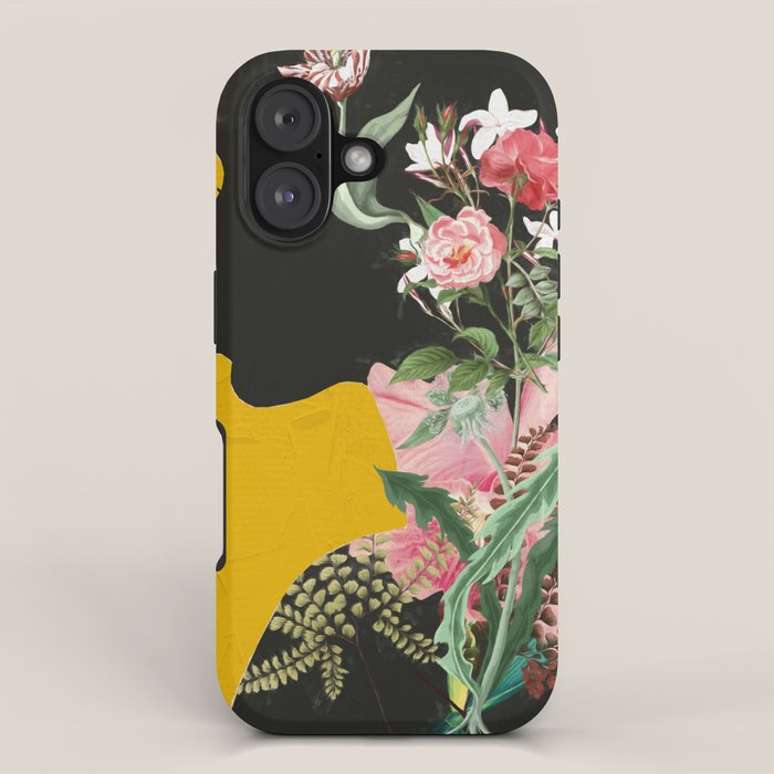 Floral Portrait 17 iPhone Case Gallery Image 1