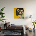 Floral Portrait 17 Wood Wall Art Gallery Image 2
