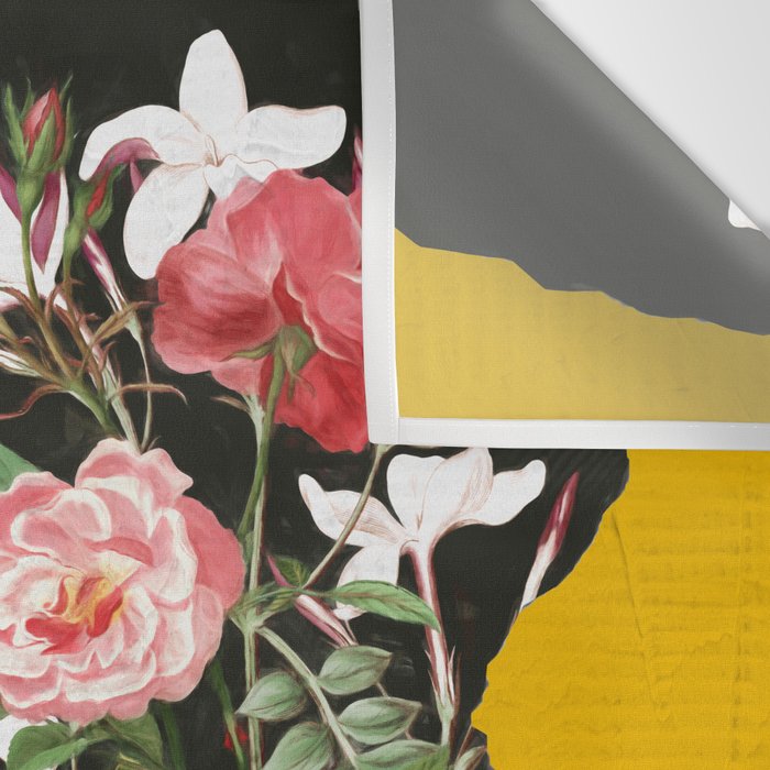 Floral Portrait 17 Wall Tapestry Gallery Image 3