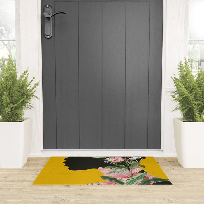 Floral Portrait 17 Welcome Mat Gallery Image 3