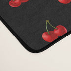 Y2K Cherries - Black Pattern Miniature Desk Mat Gallery Image 4
