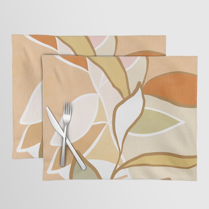 Closer to Nature Nº2 - Earthy Pastels Placemat Gallery Image 1