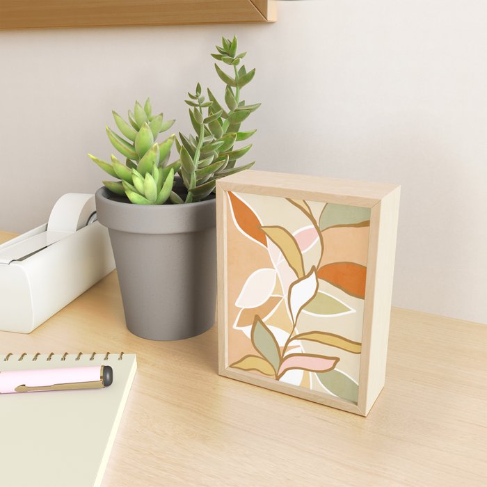 Closer to Nature Nº2 - Earthy Pastels Mini Art Print Gallery Image 2