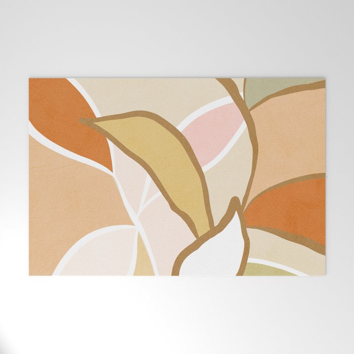 Closer to Nature Nº2 - Earthy Pastels Welcome Mat Gallery Image 1
