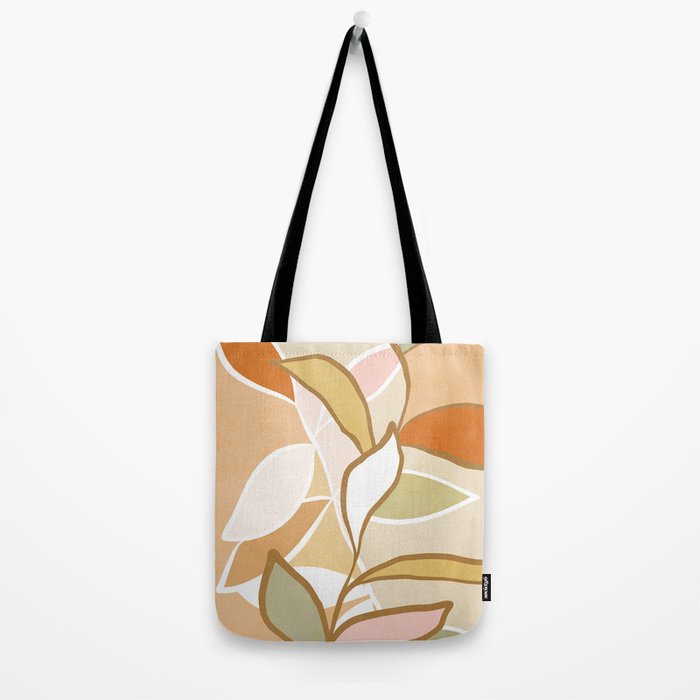 Closer to Nature Nº2 - Earthy Pastels Tote Bag Gallery Image 2