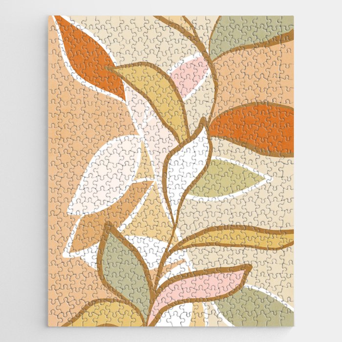 Closer to Nature Nº2 - Earthy Pastels Jigsaw Puzzle Gallery Image 1
