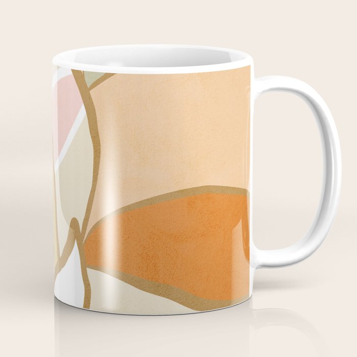 Closer to Nature Nº2 - Earthy Pastels Coffee Mug Gallery Image 1