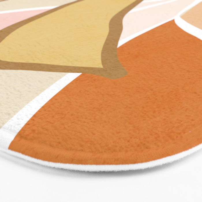 Closer to Nature Nº2 - Earthy Pastels Bath Mat Gallery Image 3