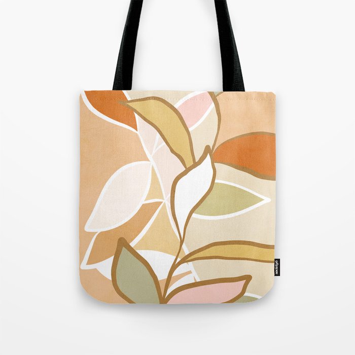 Closer to Nature Nº2 - Earthy Pastels Tote Bag Gallery Image 1