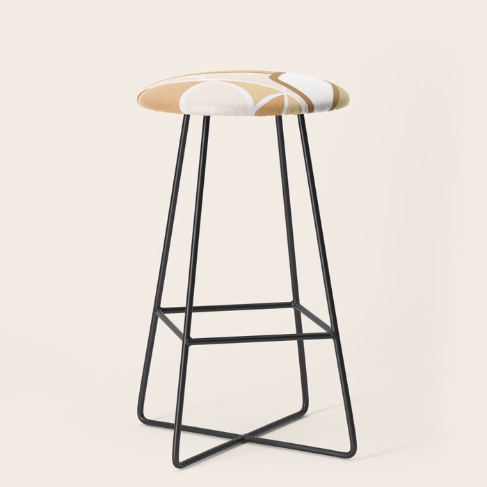 Closer to Nature Nº2 - Earthy Pastels Stool Gallery Image 1