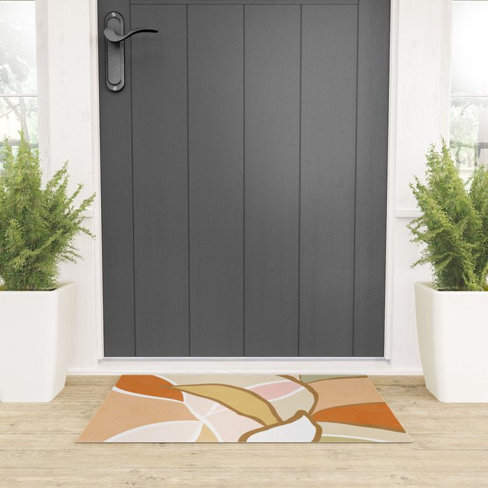 Closer to Nature Nº2 - Earthy Pastels Welcome Mat Gallery Image 3