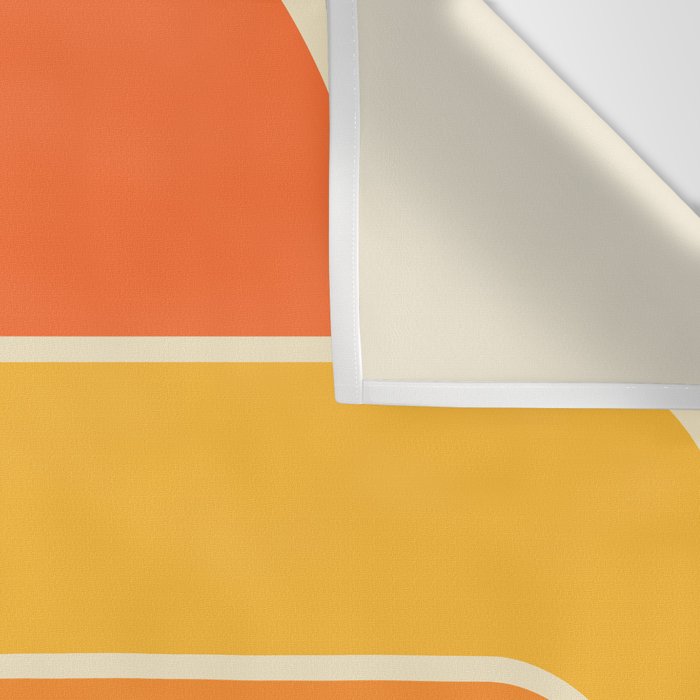 Retro Geometric Sun Set Design 421 Wall Tapestry Gallery Image 3