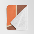 Retro Geometric Sun Set Design 421 Throw Blanket Gallery Image 3