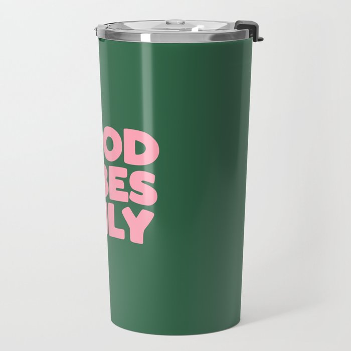 Good Vibes Only Travel Mug Gallery Image 2