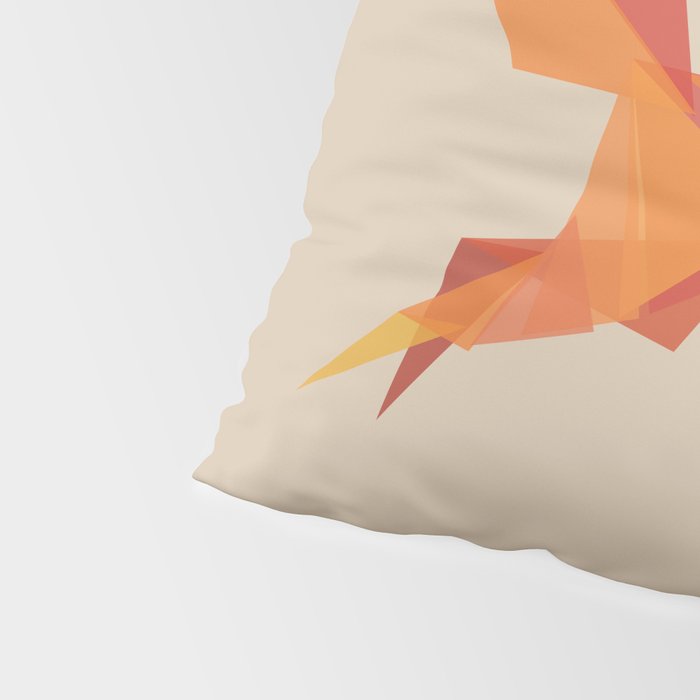 Fractal geometric fox Pillow Sham Gallery Image 4