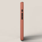 Inspirational Bravery Quote in Terra Cotta iPhone Case Gallery Image 2