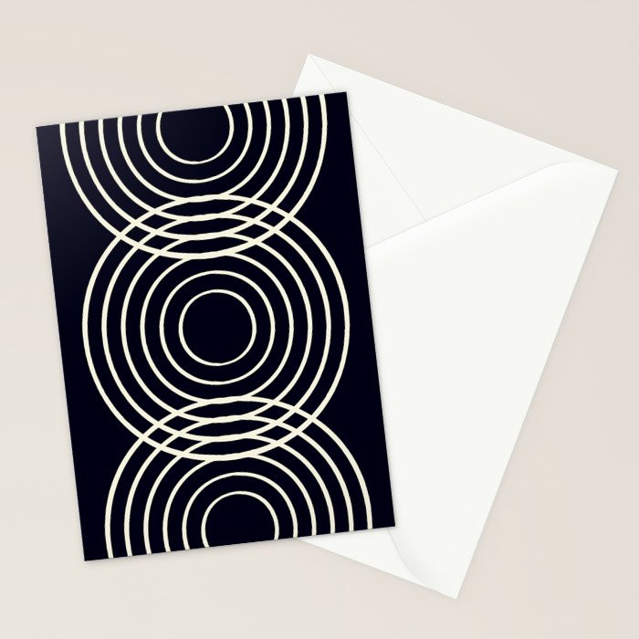 Life Balance Black Stationery Card Gallery Image 2