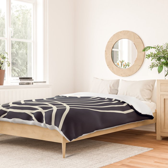 Life Balance Black Duvet Cover Gallery Image 2