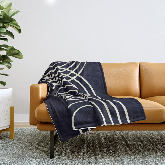 Life Balance Black Throw Blanket Gallery Image 1
