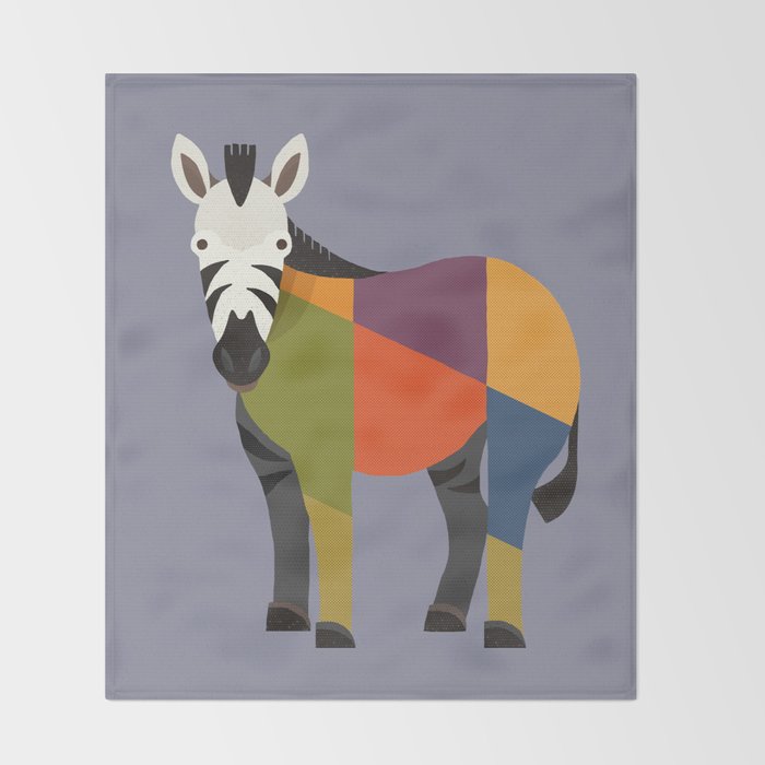 Zebra Throw Blanket Gallery Image 2