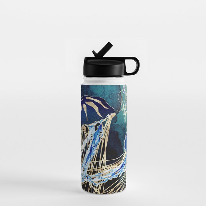 Metallic Jellyfish III Water Bottle Gallery Image 1