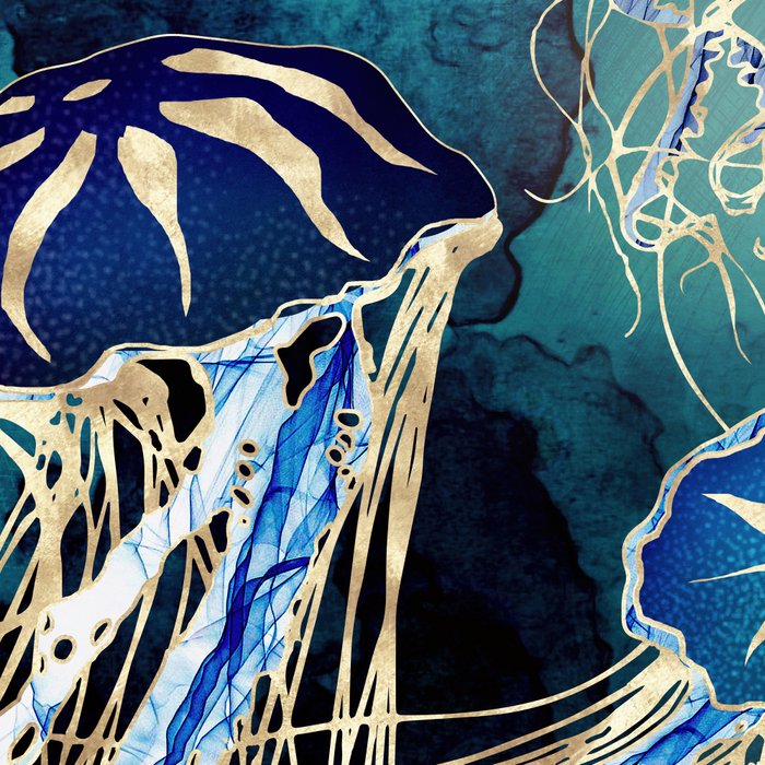 Metallic Jellyfish III Coffee Mug Gallery Image 2