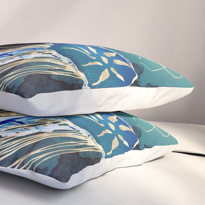 Metallic Jellyfish III Pillow Sham Gallery Image 3