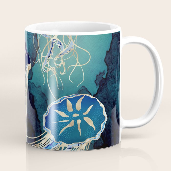 Metallic Jellyfish III Coffee Mug Gallery Image 1