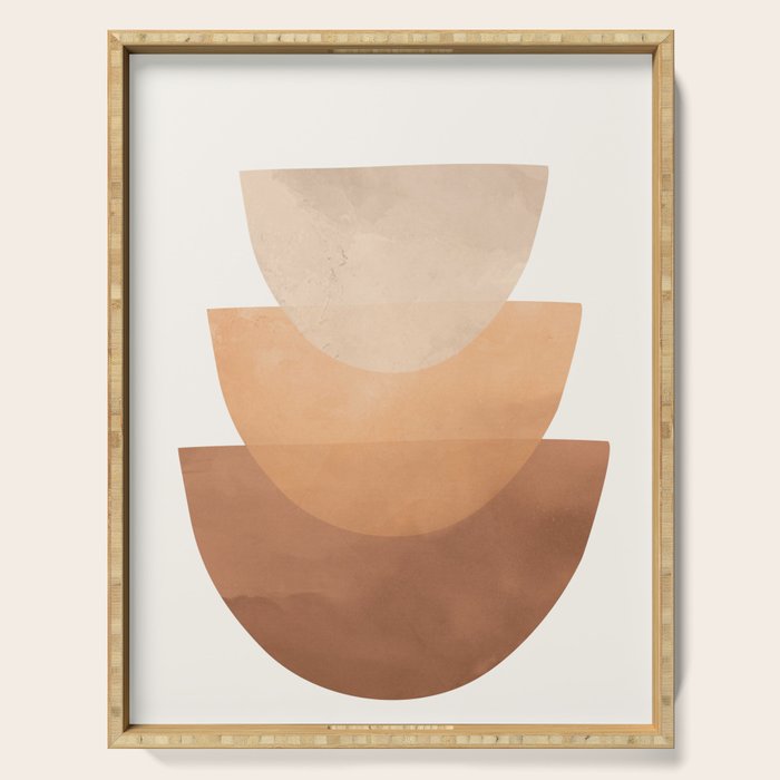 Abstract Rock Geometry 06 Serving Tray Gallery Image 1