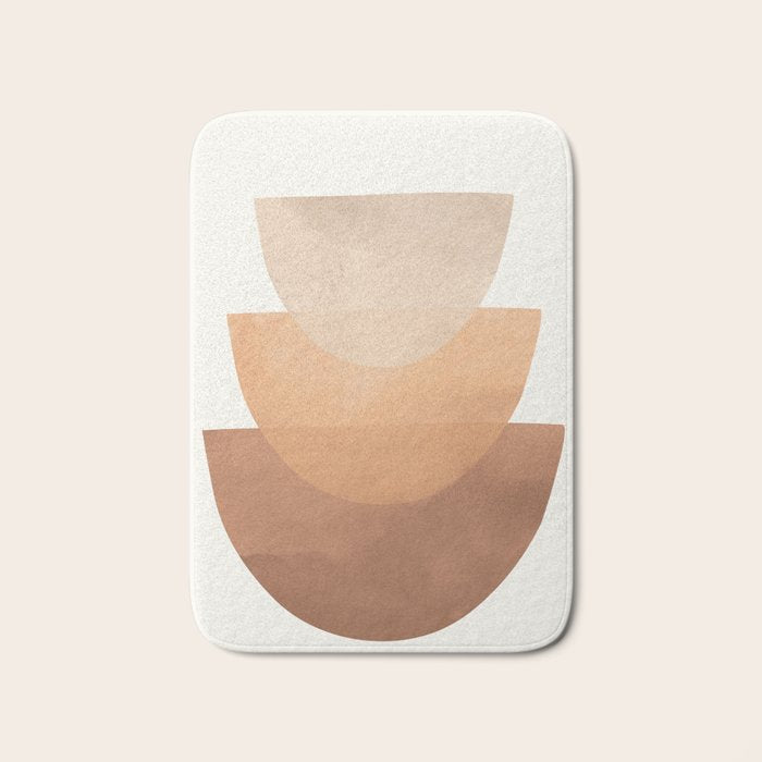 Abstract Rock Geometry 06 Bath Mat Gallery Image 1