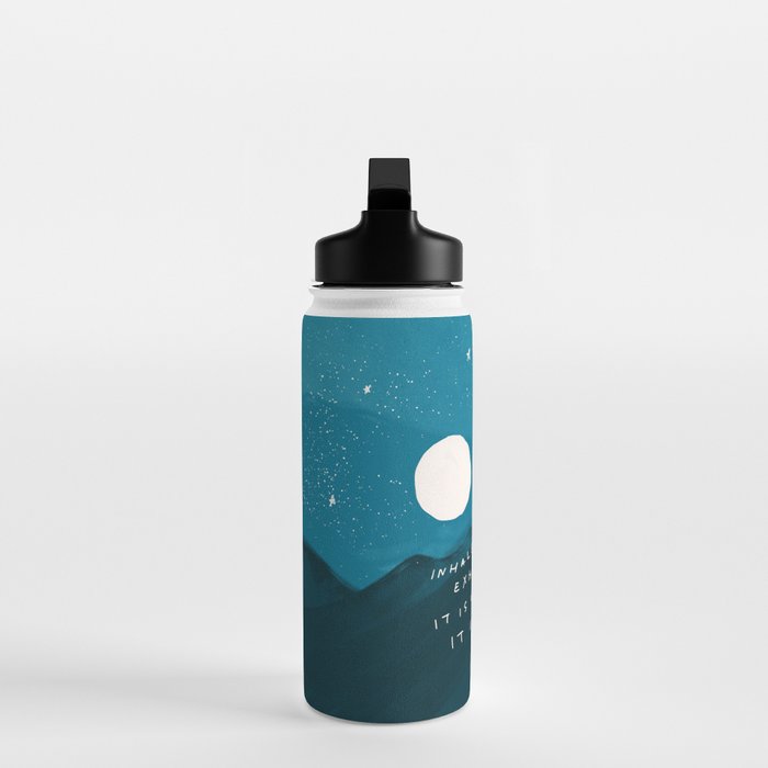 "Inhale Exhale It is Well It Is Well" Water Bottle Gallery Image 3