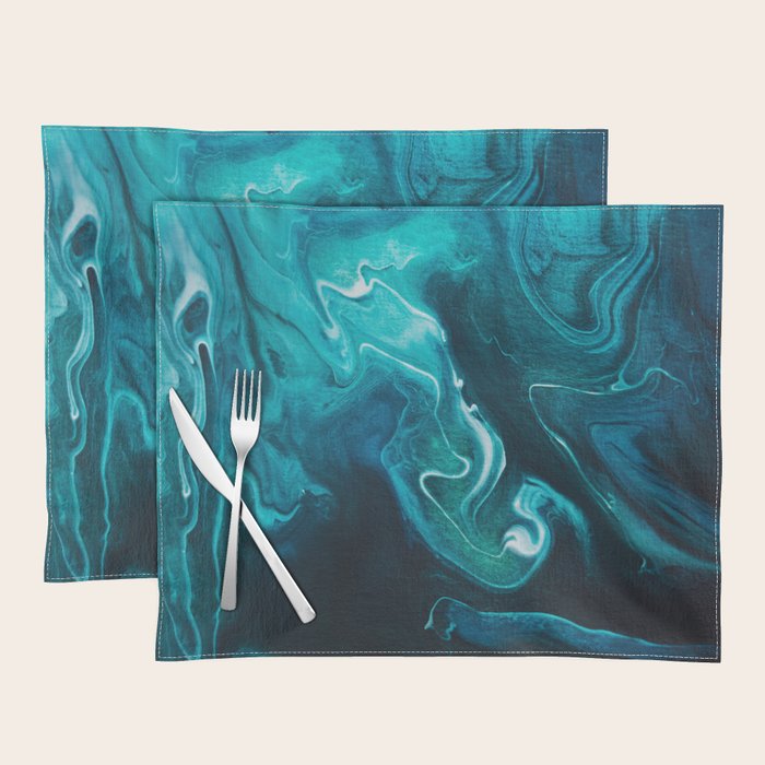 Gravity II - Abstract Marble Placemat Gallery Image 1