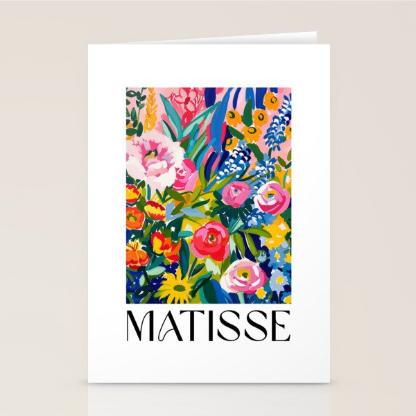 Blooming Garden - Matisse Inspired Stationery Card Gallery Image 2
