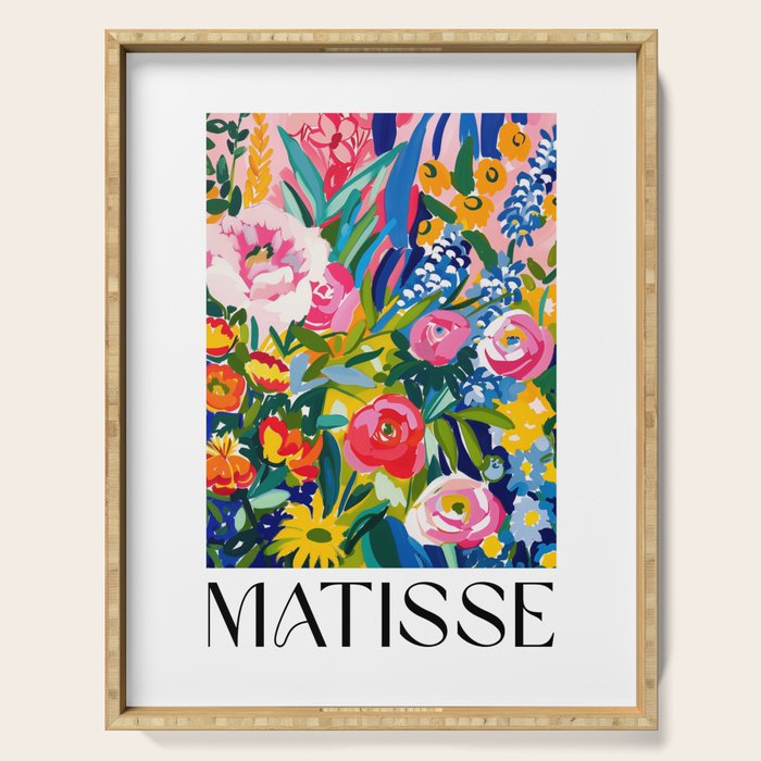 Blooming Garden - Matisse Inspired Serving Tray Gallery Image 1
