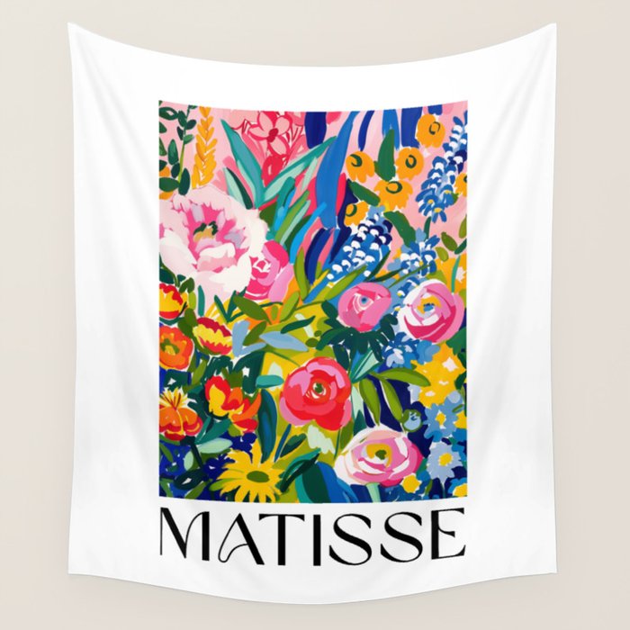 Blooming Garden - Matisse Inspired Wall Tapestry Gallery Image 1