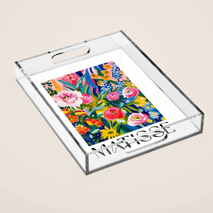 Blooming Garden - Matisse Inspired Acrylic Tray Gallery Image 1