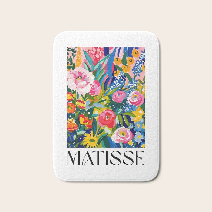 Blooming Garden - Matisse Inspired Bath Mat Gallery Image 1