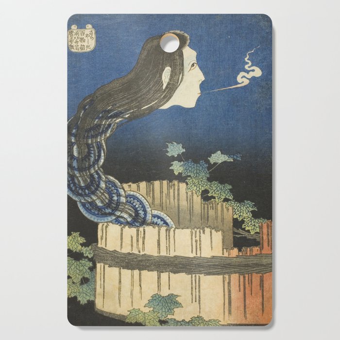 The Mansion of the Plates, Katsushika Hokusai, 1830 Cutting Board Gallery Image 1